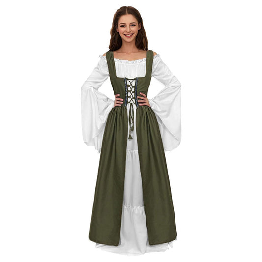 Renaissance Dress Women Medieval Dress Ren Faire Costume Renaissance Outfit Irish Dress Halloween Costume for Women