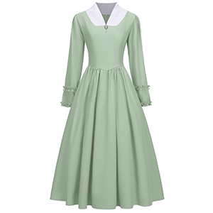 Colonial Dress for Women Modest Prairie Colonial Dress Civil War Dresses Pioneer Costume Dress