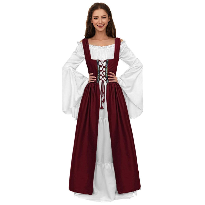 Renaissance Dress Women Medieval Dress Ren Faire Costume Renaissance Outfit Irish Dress Halloween Costume for Women